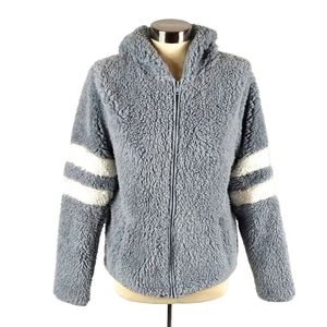 American SO Softest Sherpa Long Sleeve Hoodie Jacket